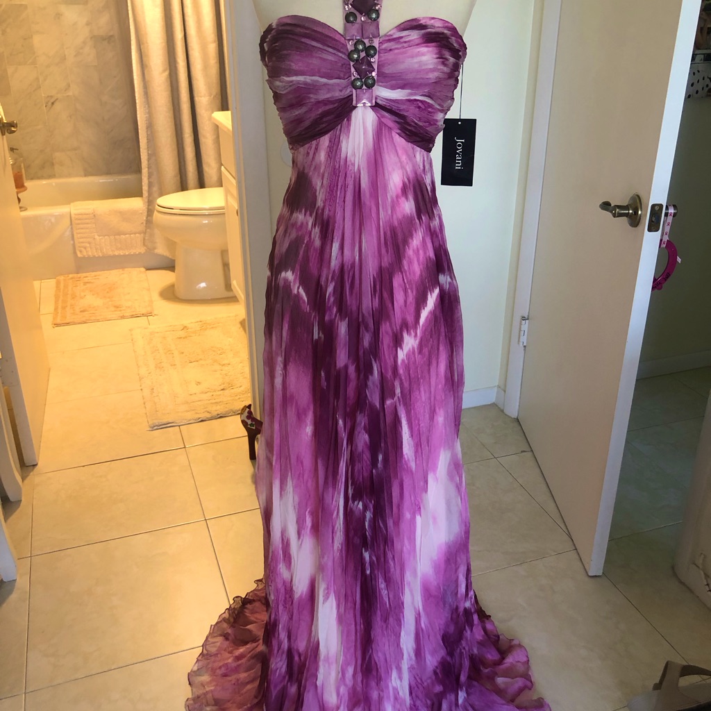 Jovani Dress Silk Chiffon Brand New